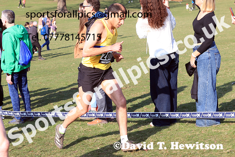 Senior mens 2025 UK CAU Inter Counties Cross Country Champs., Wollaton Park, Nottingham. Photo: David T. Hewitson/Sports for All Pics